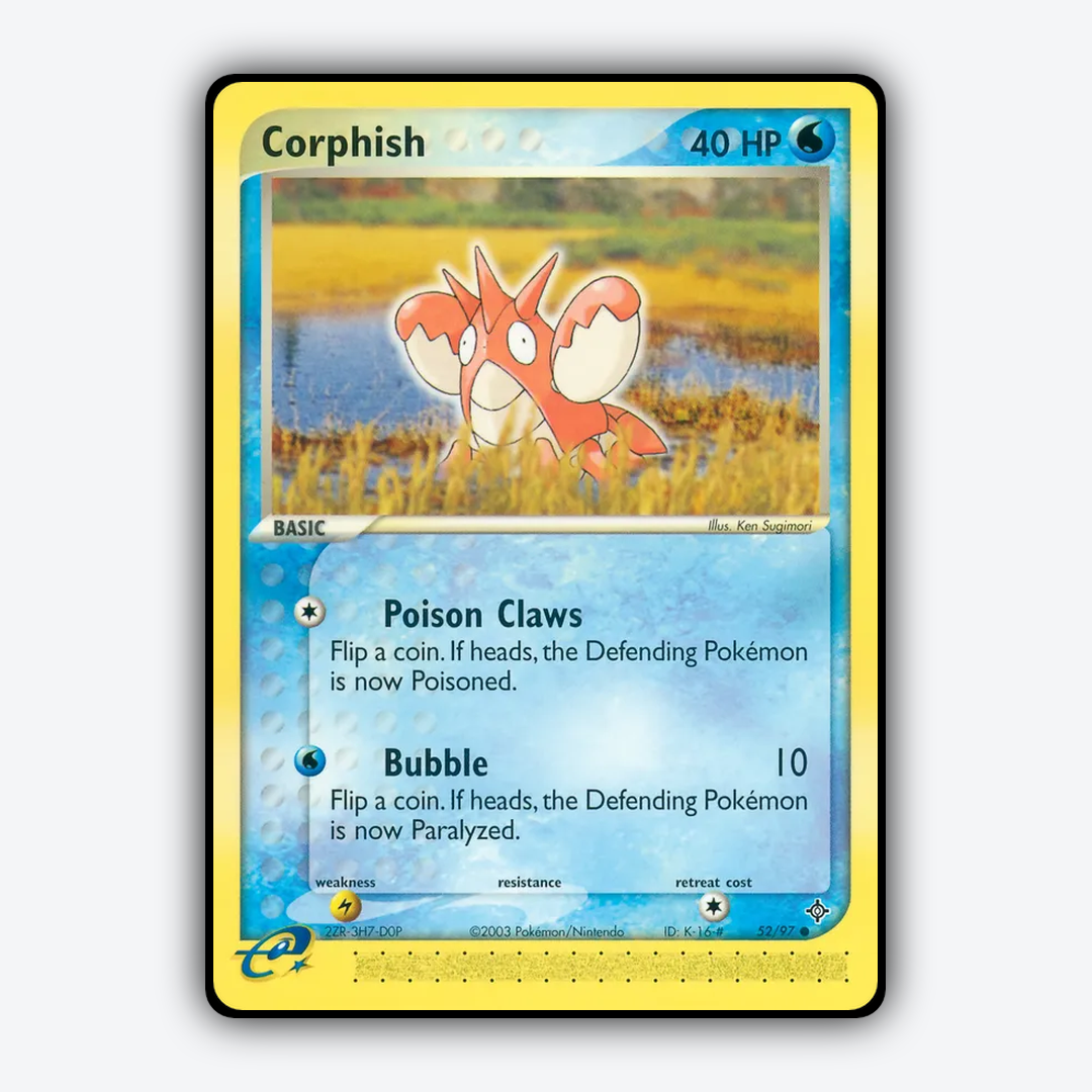 Corphish 052/97 - Dragon Set - Card Rug