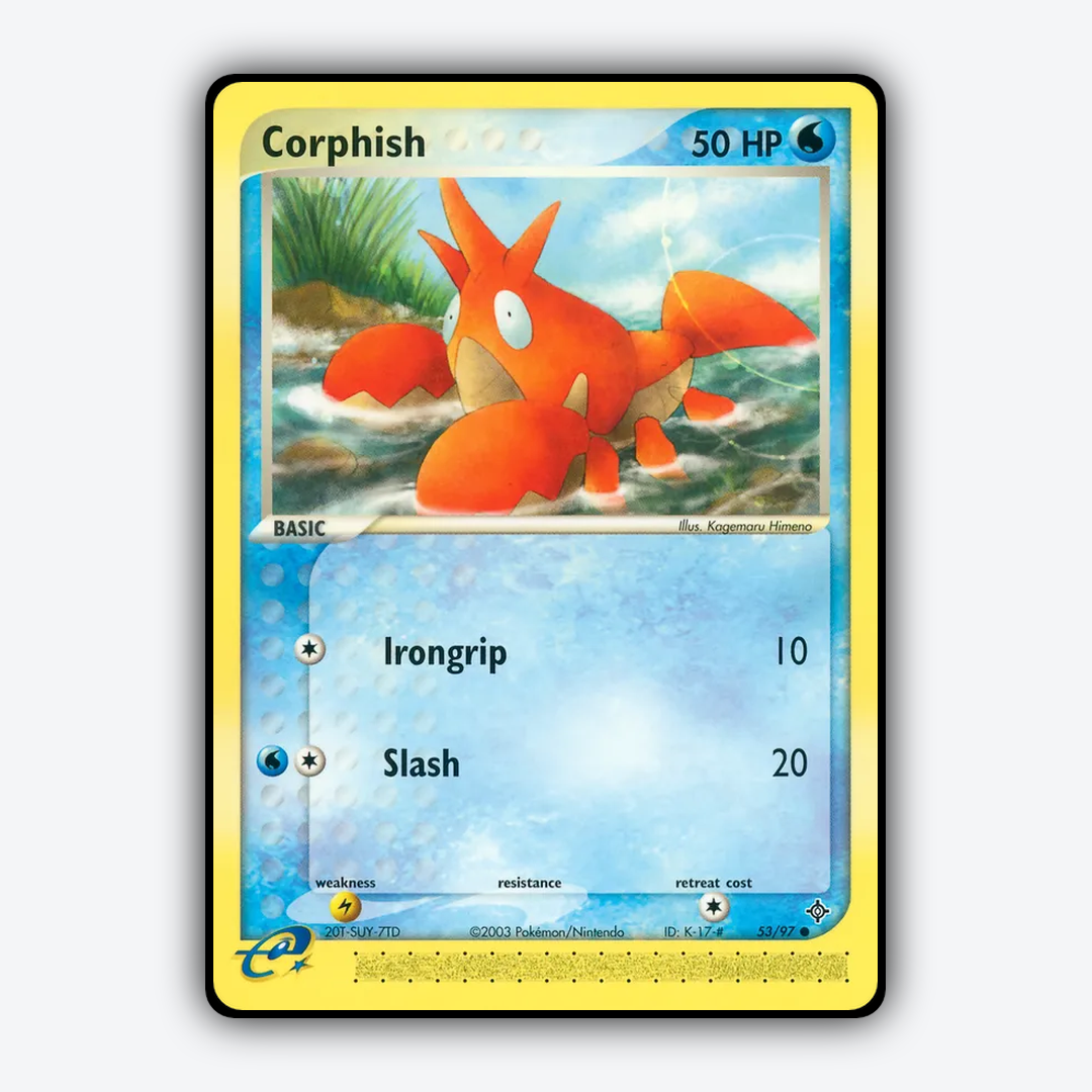 Corphish 053/97 - Dragon Set - Card Rug