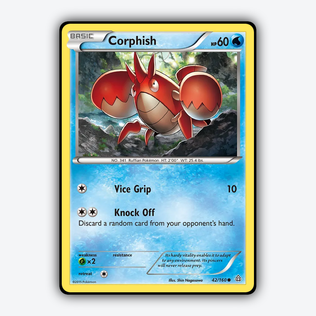 Corphish 042/160 - Primal Clash Set - Card Rug