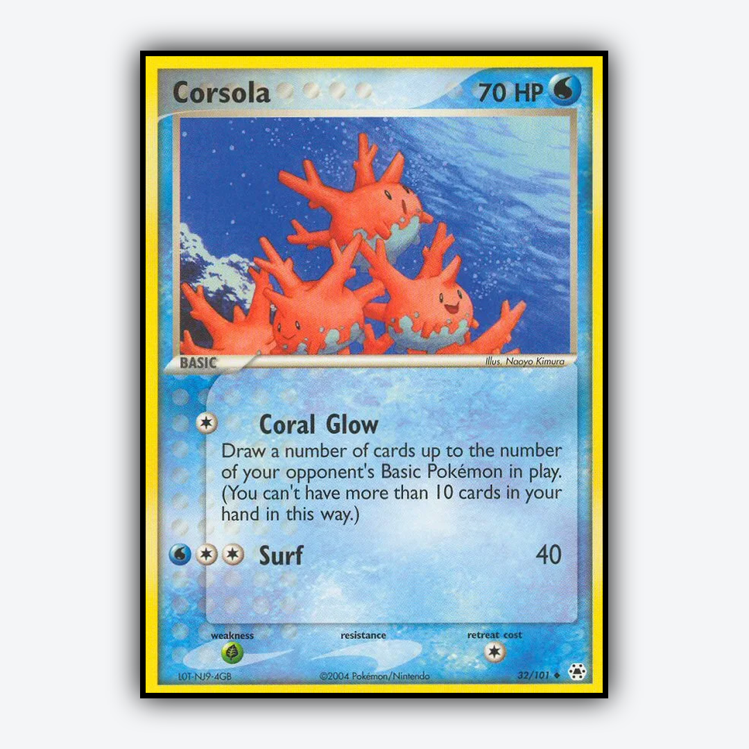 Corsola 032/101 - Hidden Legends Set - Card Rug