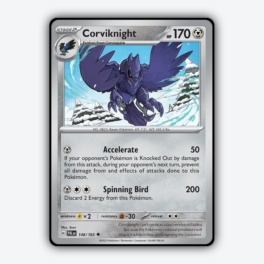 Corviknight 148/193 - Paldea Evolved Set - Card Rug