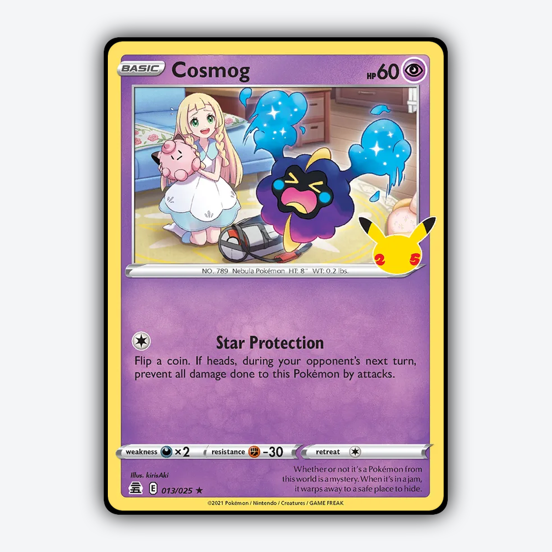Cosmog #13 - Celebrations Set - Card Rug