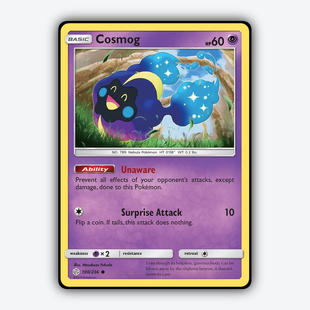 Cosmog 100/236 - Cosmic Eclipse Set - Card Rug