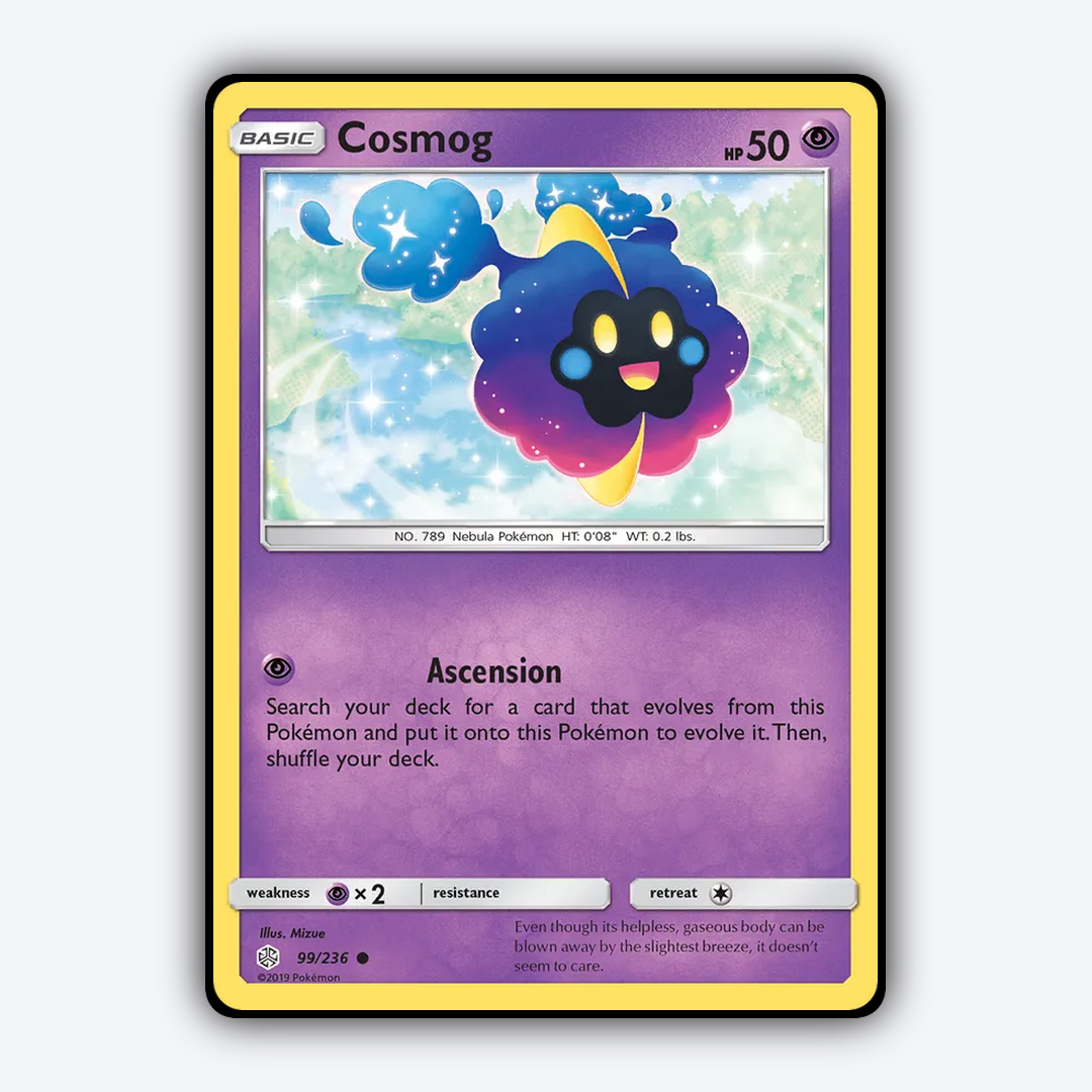 Cosmog 099/236 - Cosmic Eclipse Set - Card Rug