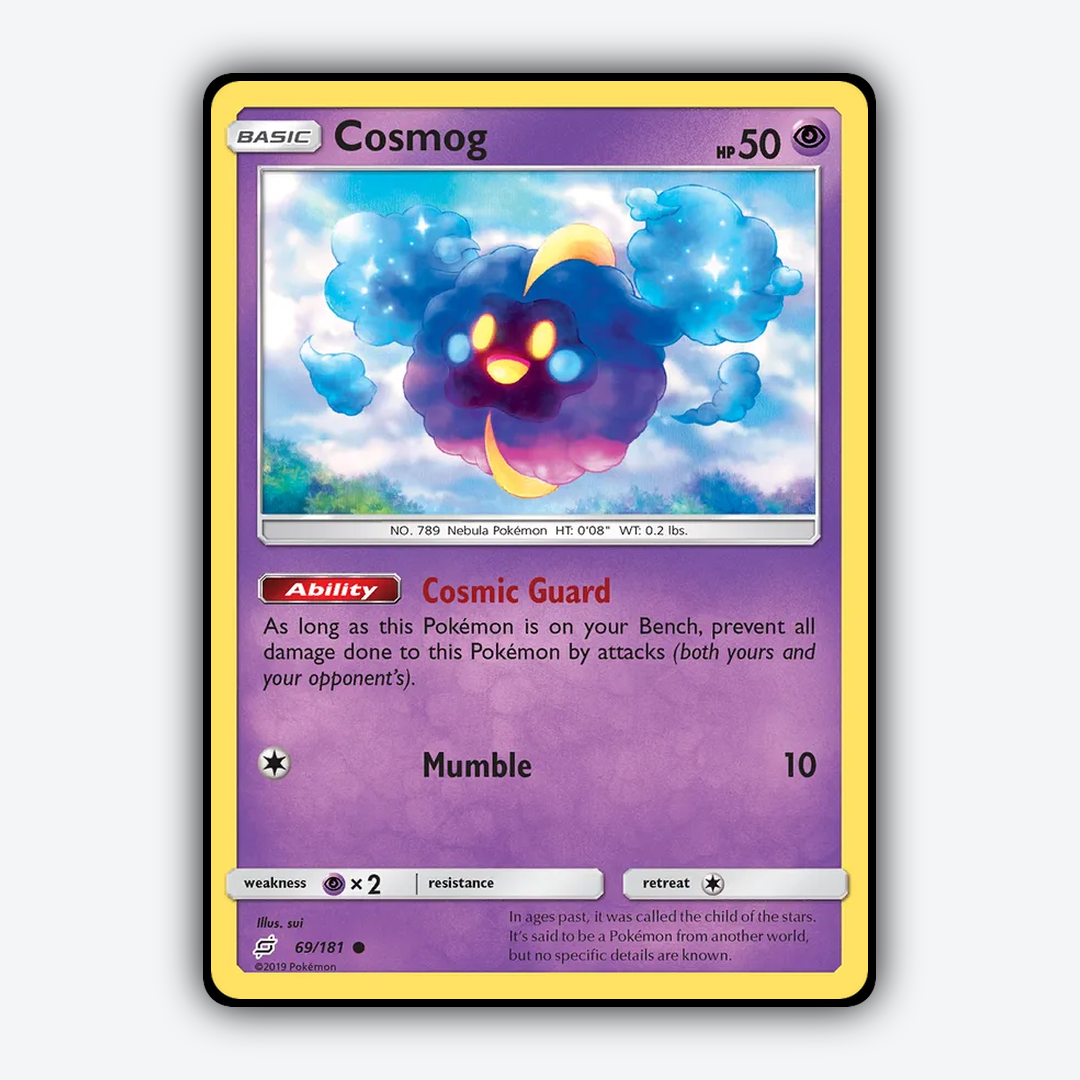 Cosmog 069/181 - Team Up Set - Card Rug
