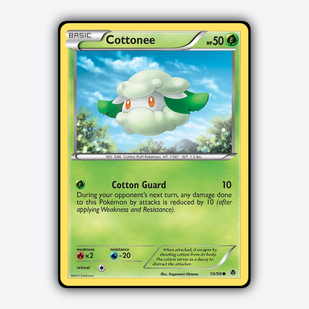 Cottonee 010/98 - Emerging Powers Set - Card Rug