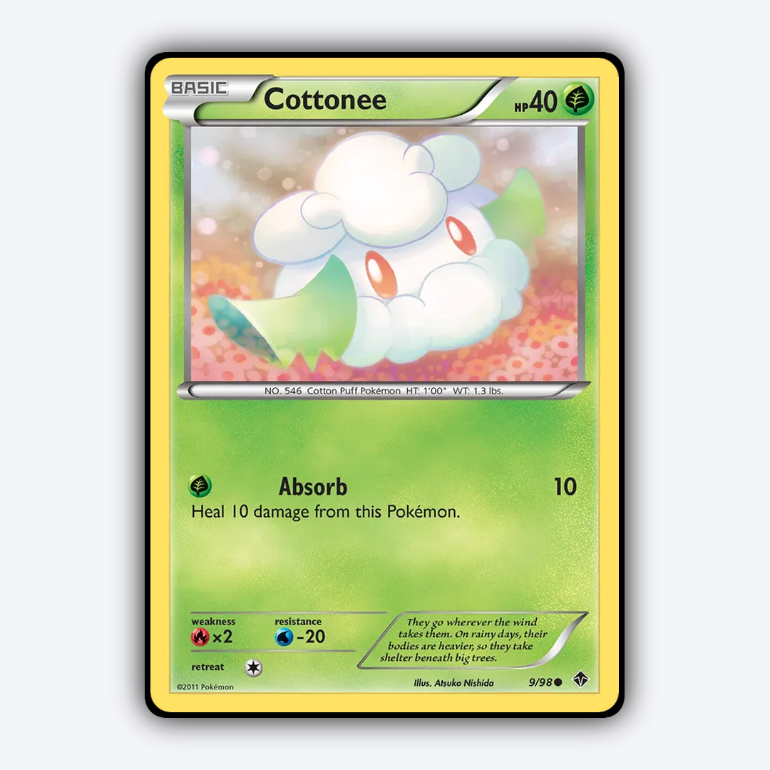 Cottonee 009/98 - Emerging Powers Set - Card Rug