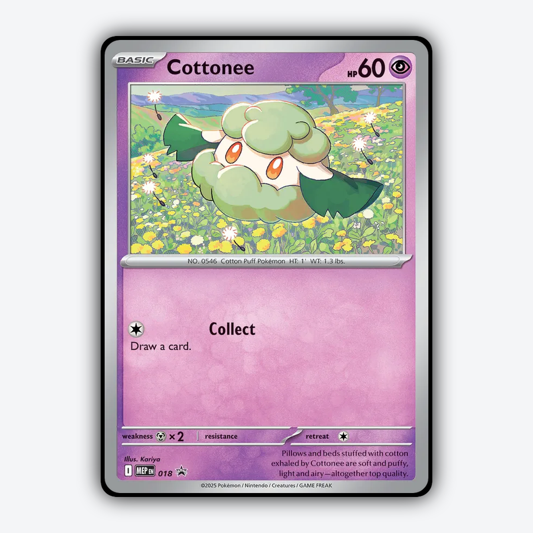 Cottonee #18 - ME Black Star Promos Set - Card Rug