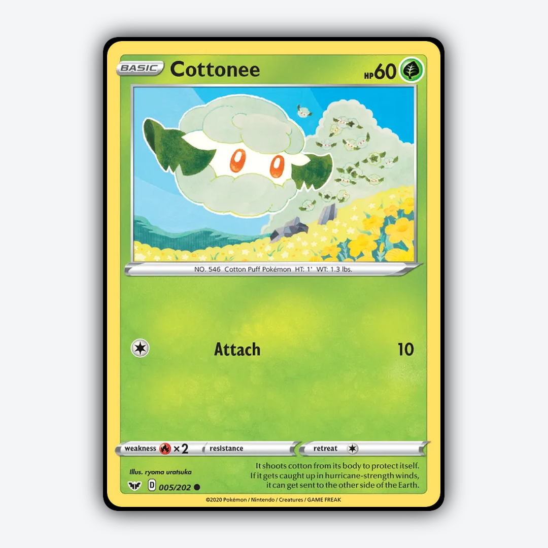 Cottonee 005/202 - Sword & Shield Set - Card Rug