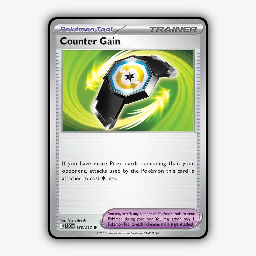 Counter Gain 186/217 - Ascended Heroes Set - Card Rug