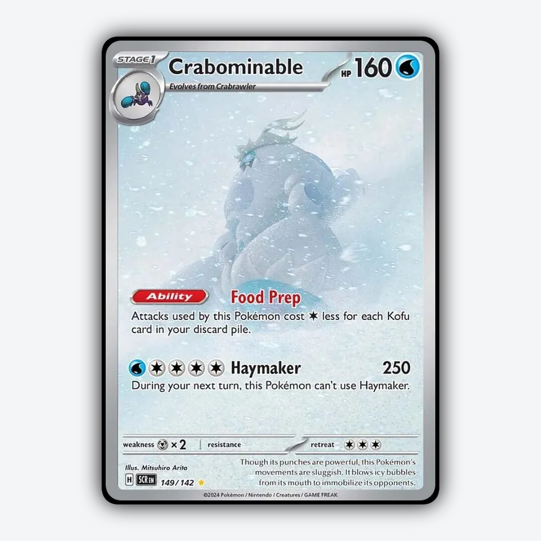 Crabominable 149/142 - Stellar Crown Set - Card Rug