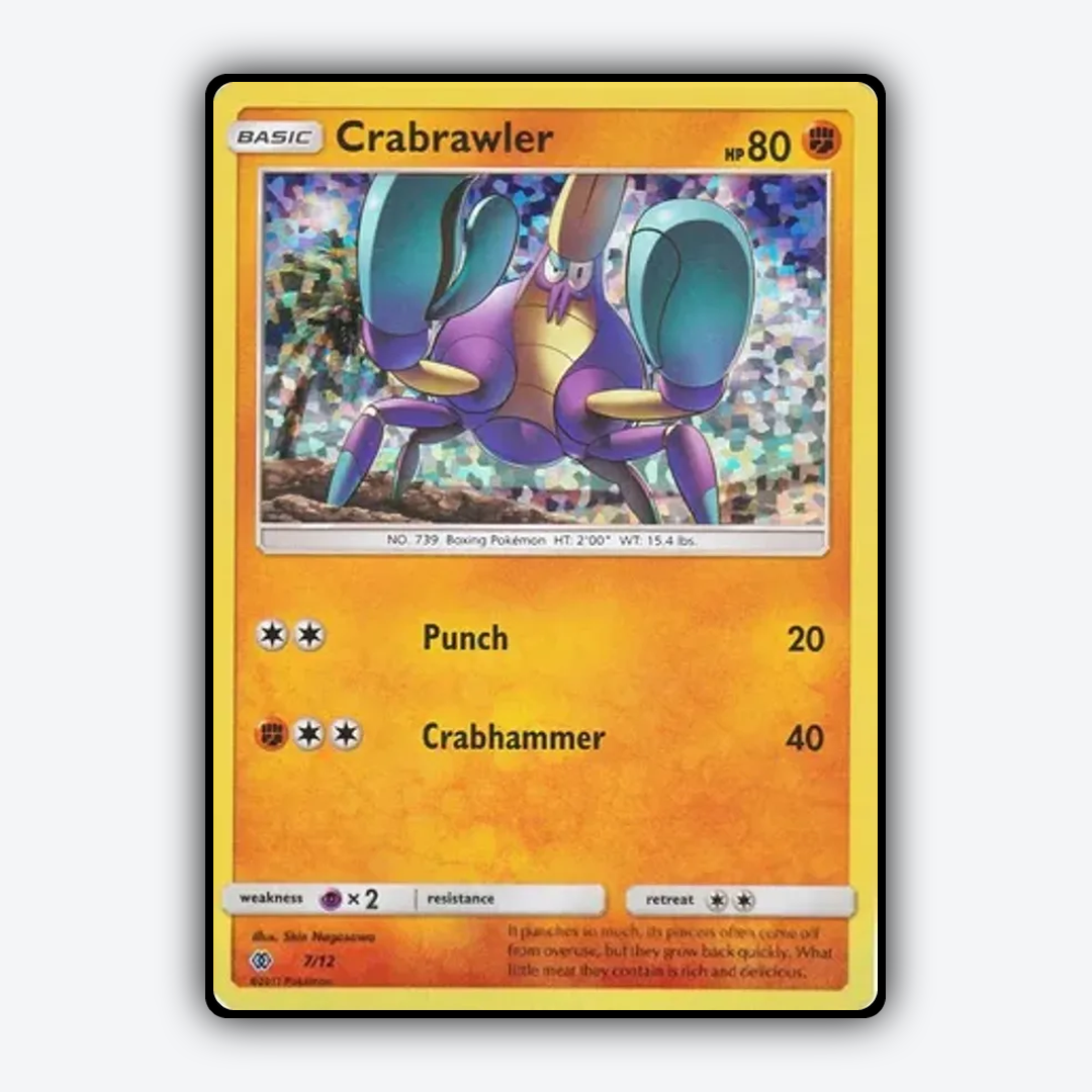 Crabrawler 007/12 - McDonald's Collection 2017 Set - Card Rug