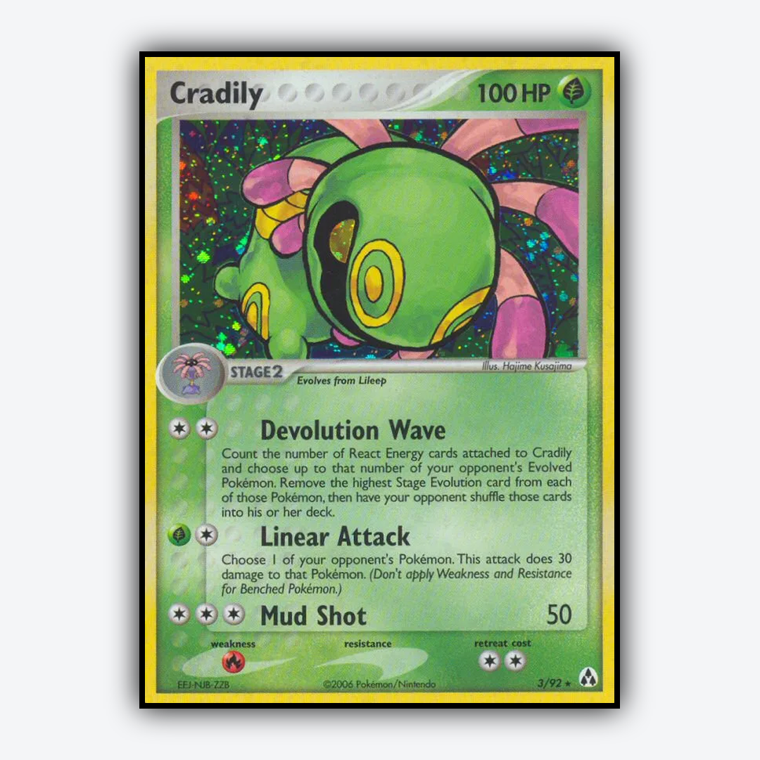 Cradily 003/92 - Legend Maker Set - Card Rug