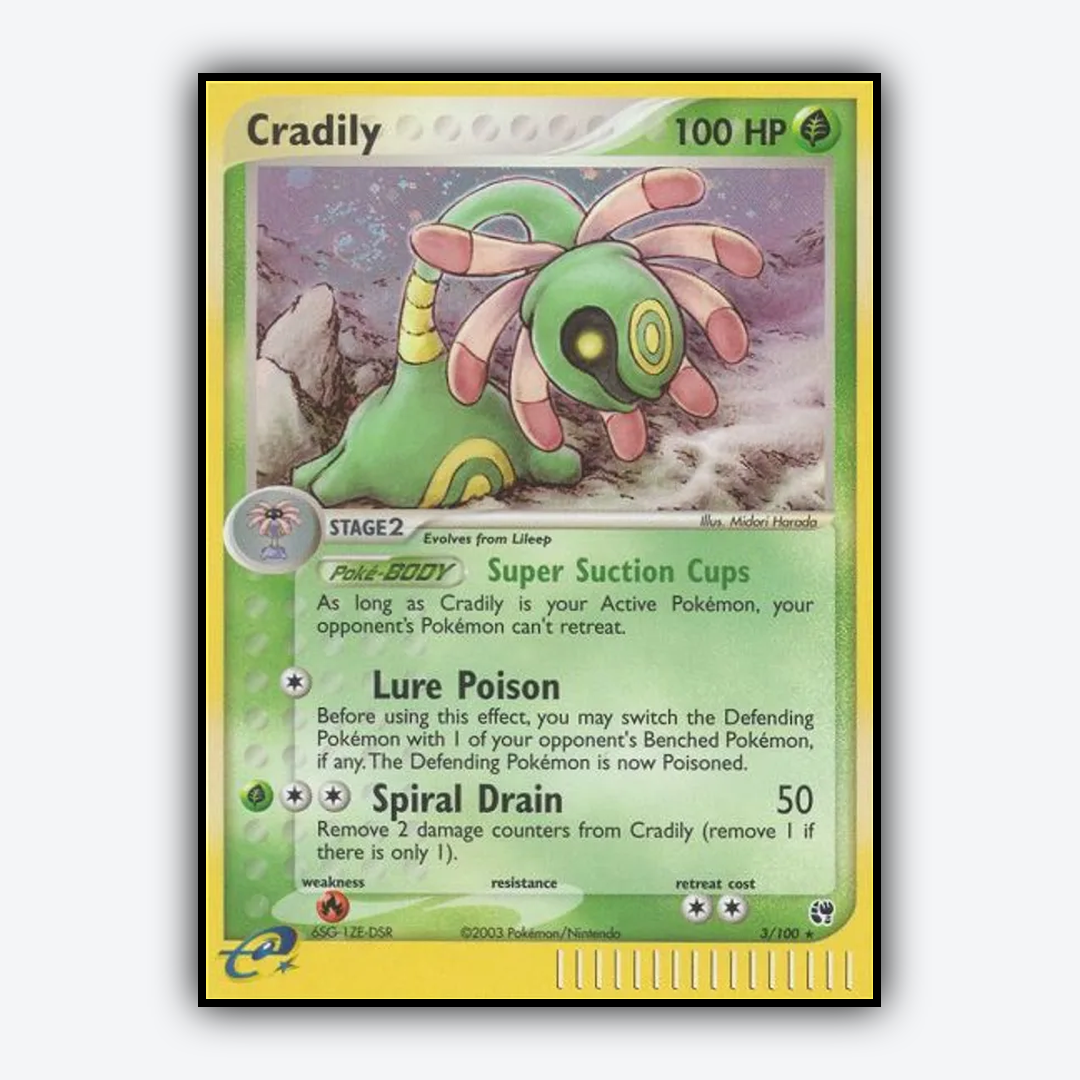 Cradily 003/100 - Sandstorm Set - Card Rug