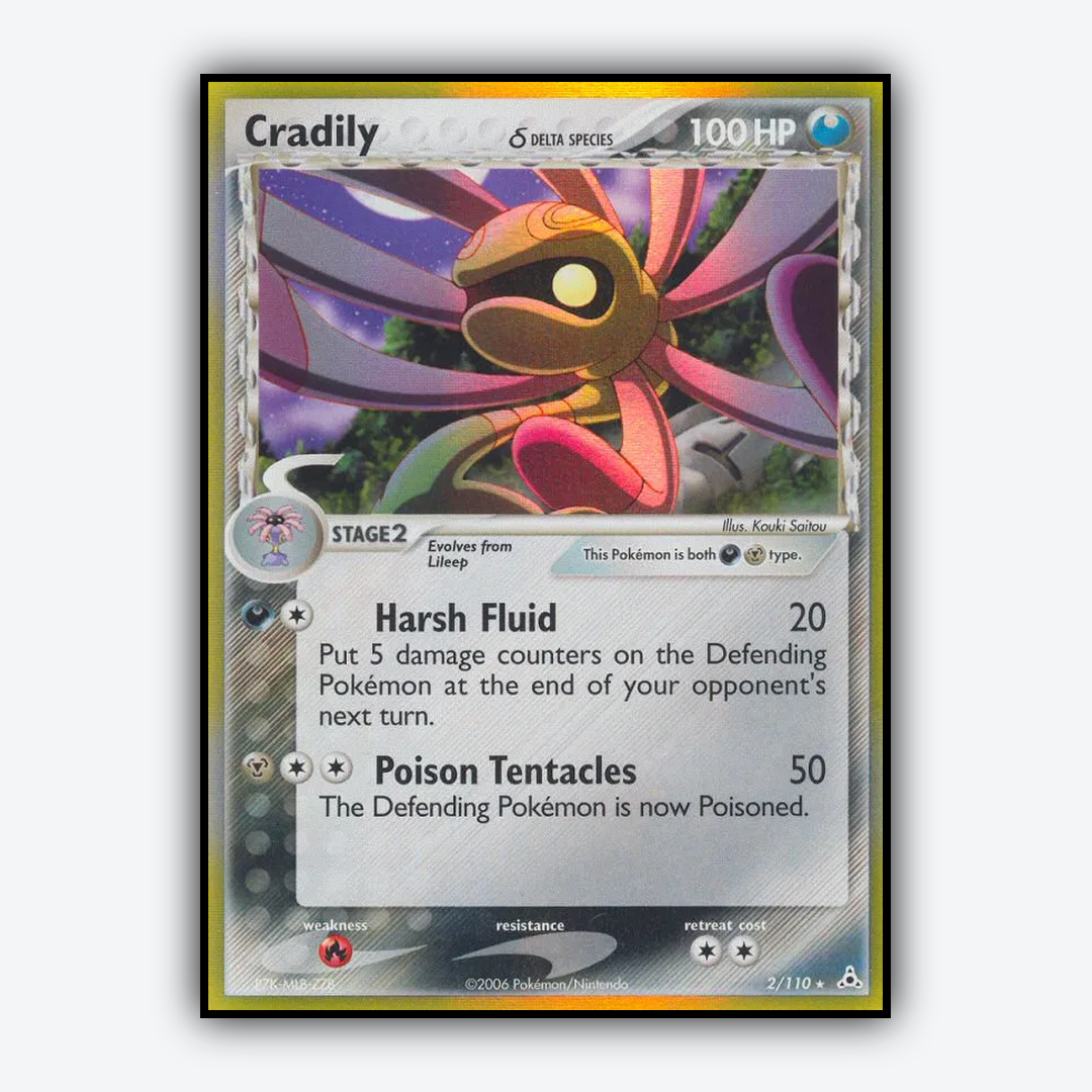 Cradily δ 002/110 - Holon Phantoms Set - Card Rug
