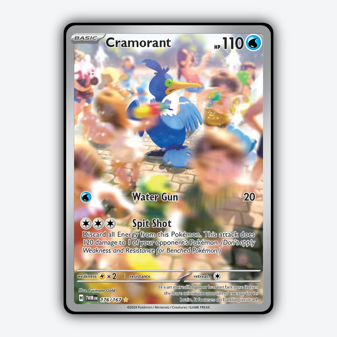 Cramorant #176 - Twilight Masquerade Set - Card Rug