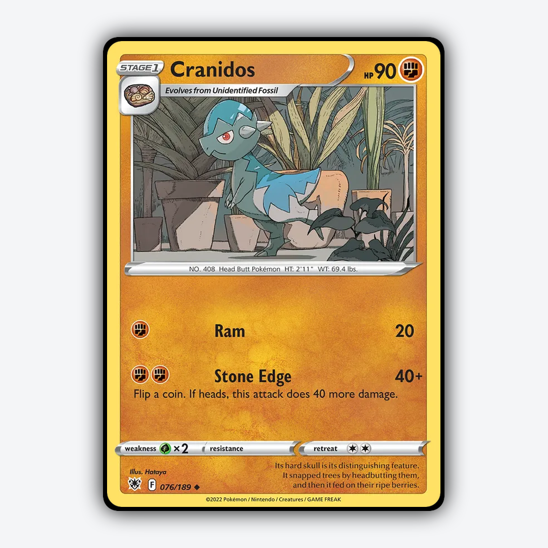 Cranidos 076/189 - Astral Radiance Set - Card Rug