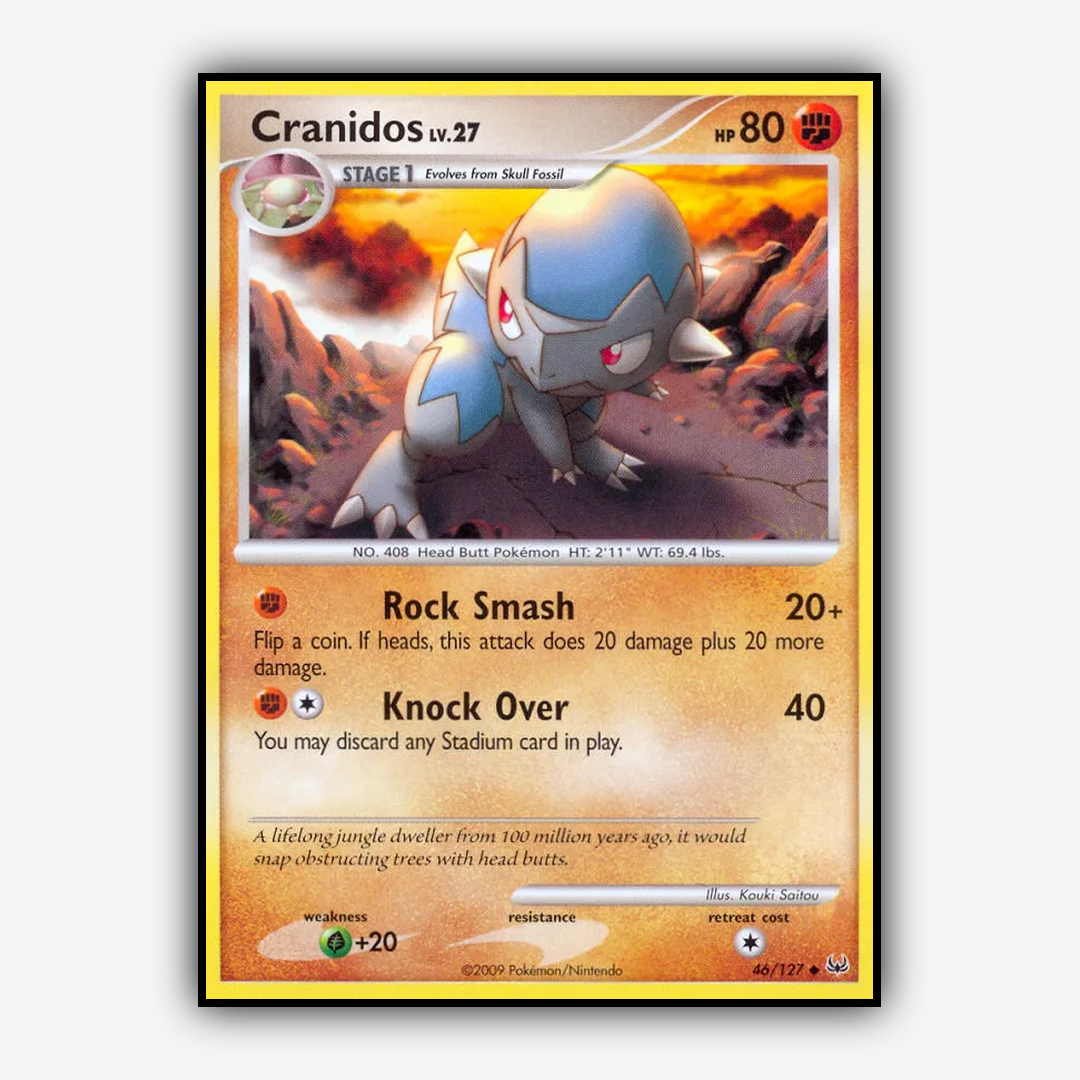 Cranidos 046/127 - Platinum Set - Card Rug