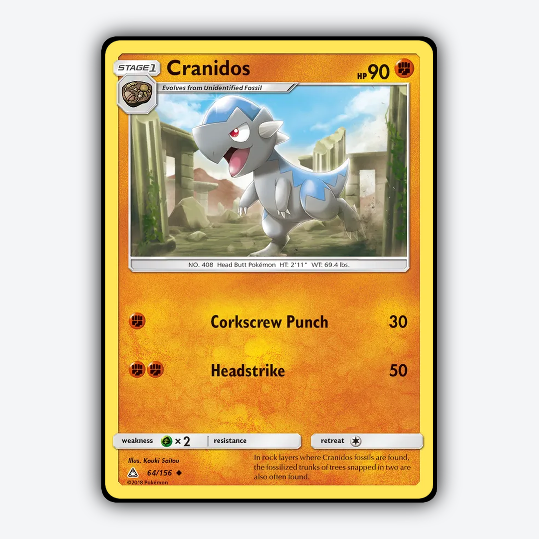 Cranidos 064/156 - Ultra Prism Set - Card Rug