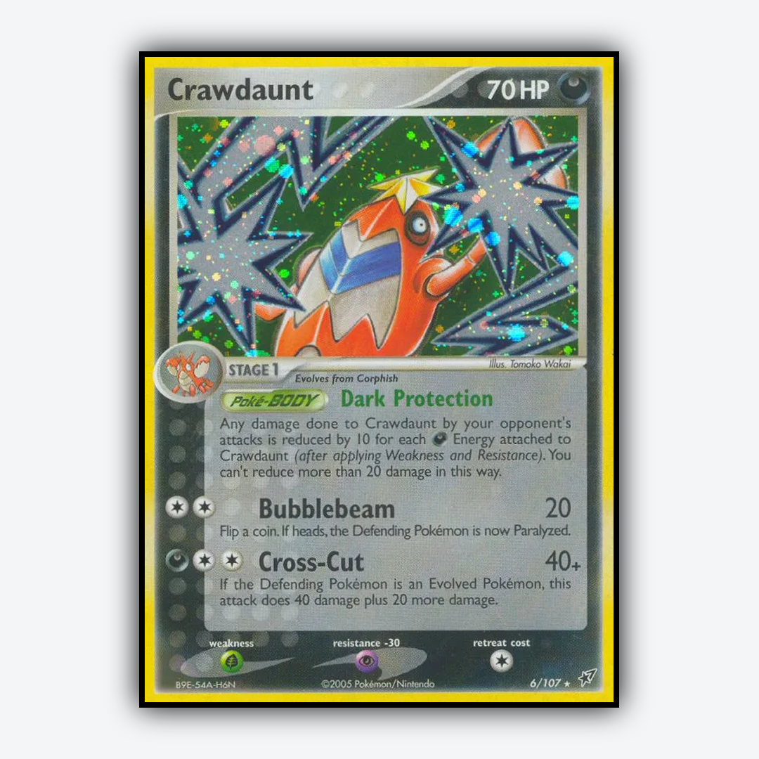 Crawdaunt 006/107 - Deoxys Set - Card Rug
