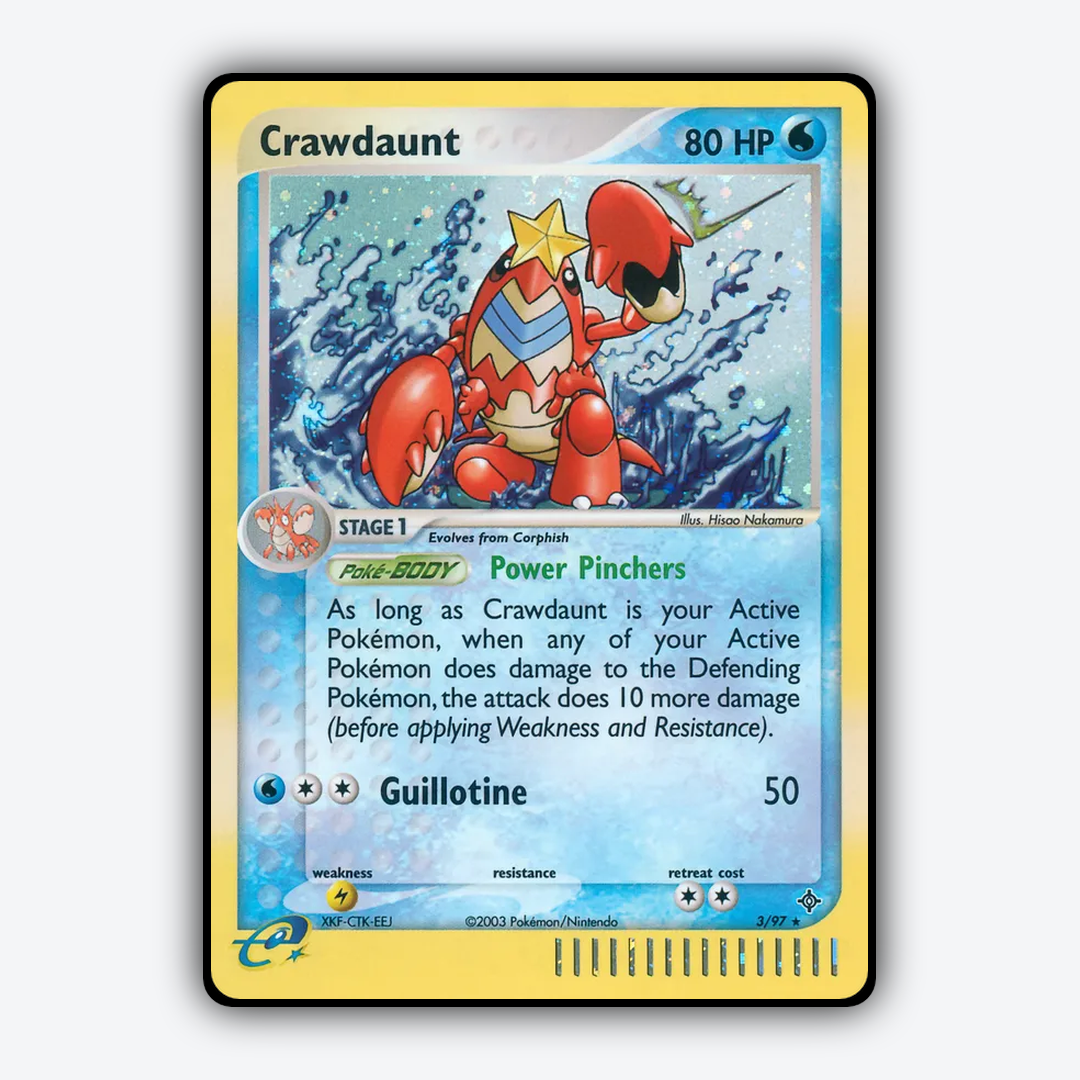 Crawdaunt 003/97 - Dragon Set - Card Rug