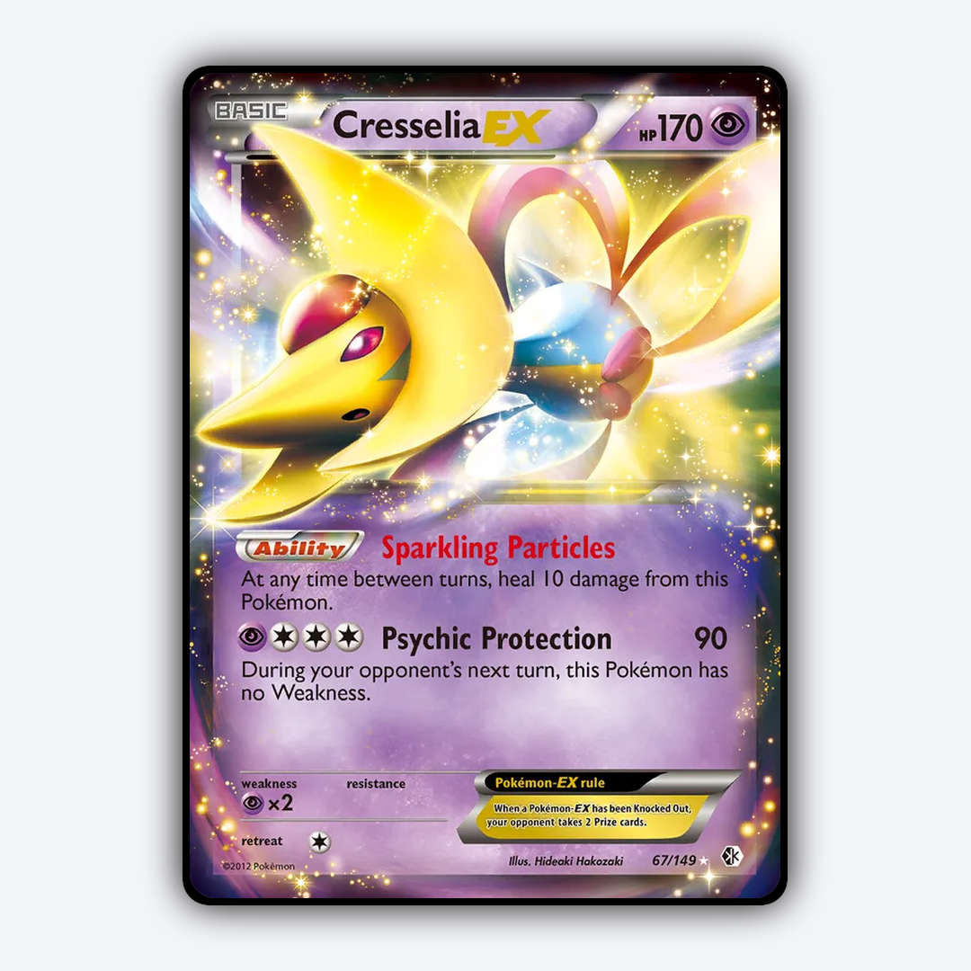 Cresselia-EX 067/149 - Boundaries Crossed Set - Card Rug