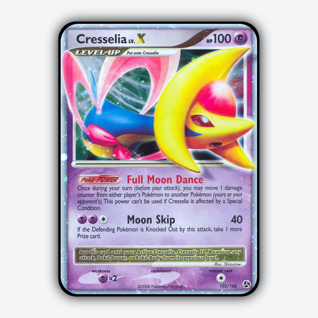 Cresselia LV.X 103/106 - Great Encounters Set - Card Rug