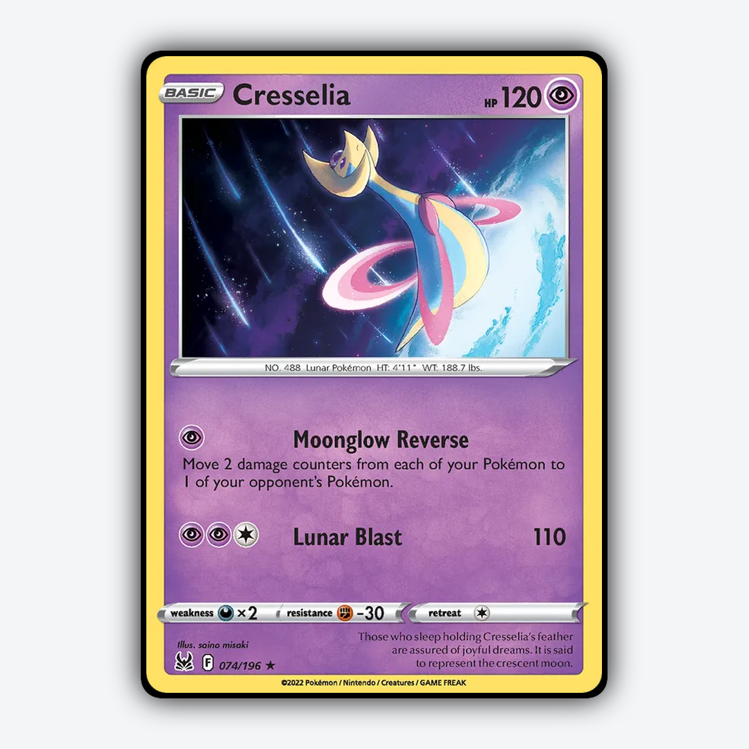 Cresselia 074/196 - Lost Origin Set - Card Rug