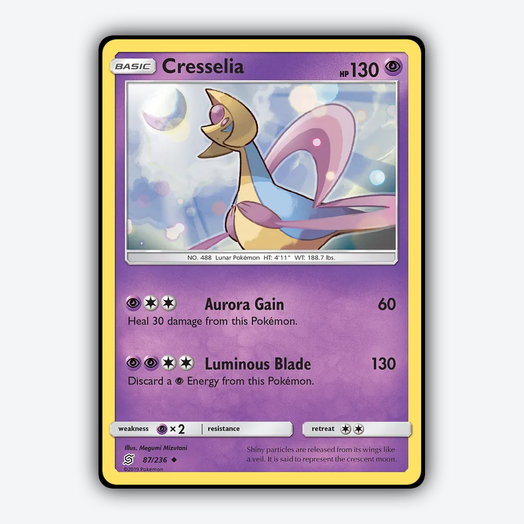 Cresselia 087/236 - Unified Minds Set - Card Rug