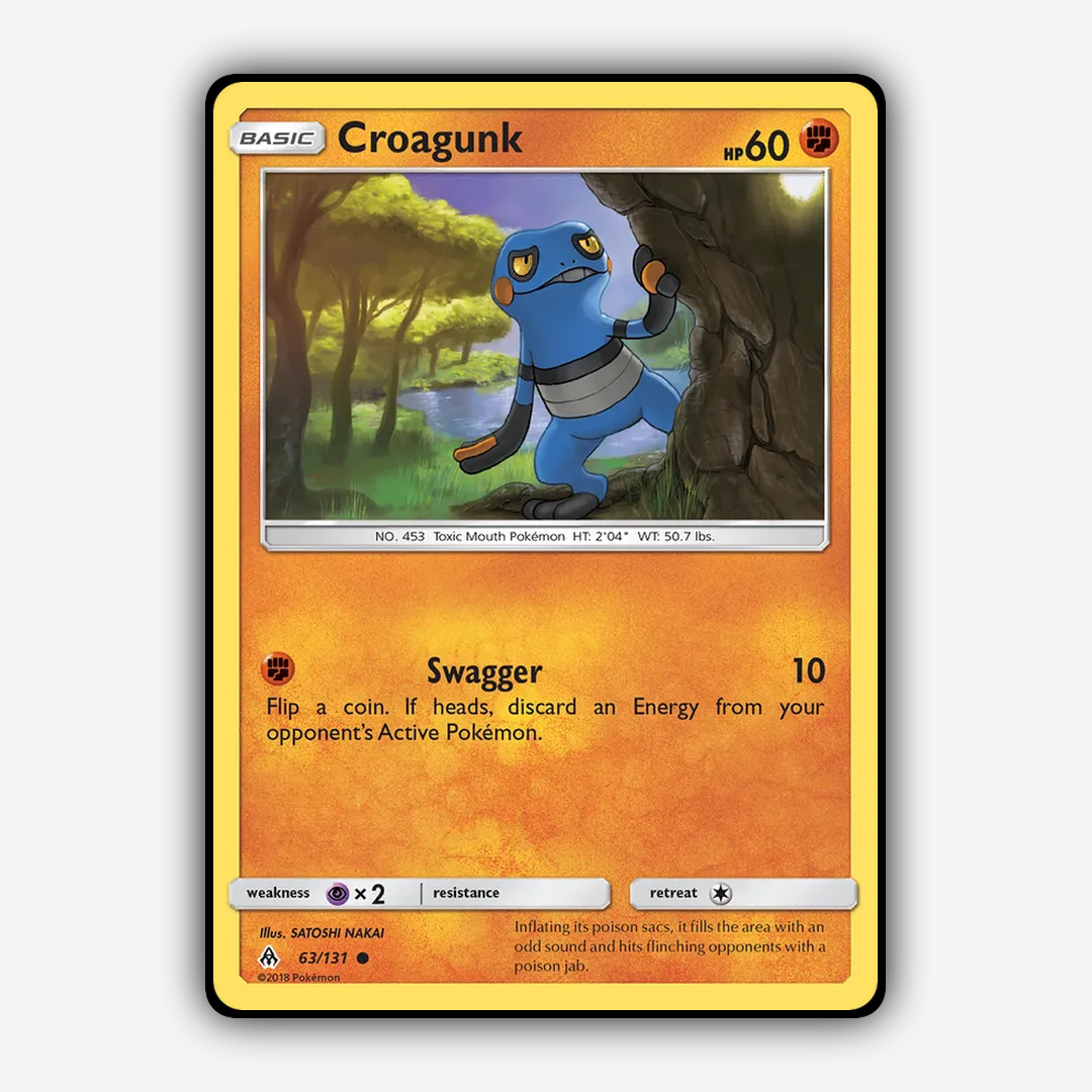 Croagunk 063/131 - Forbidden Light Set - Card Rug