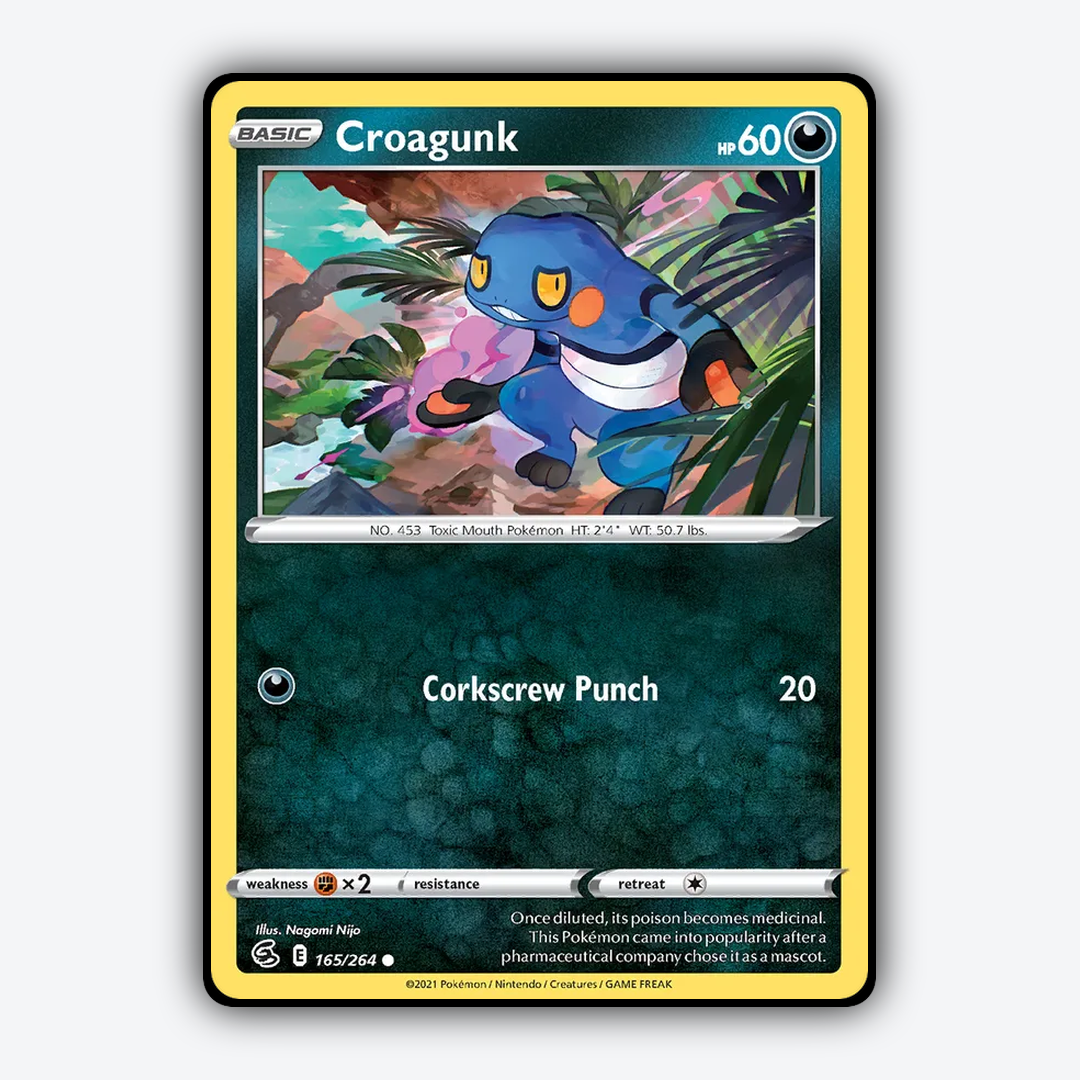 Croagunk 165/264 - Fusion Strike Set - Card Rug