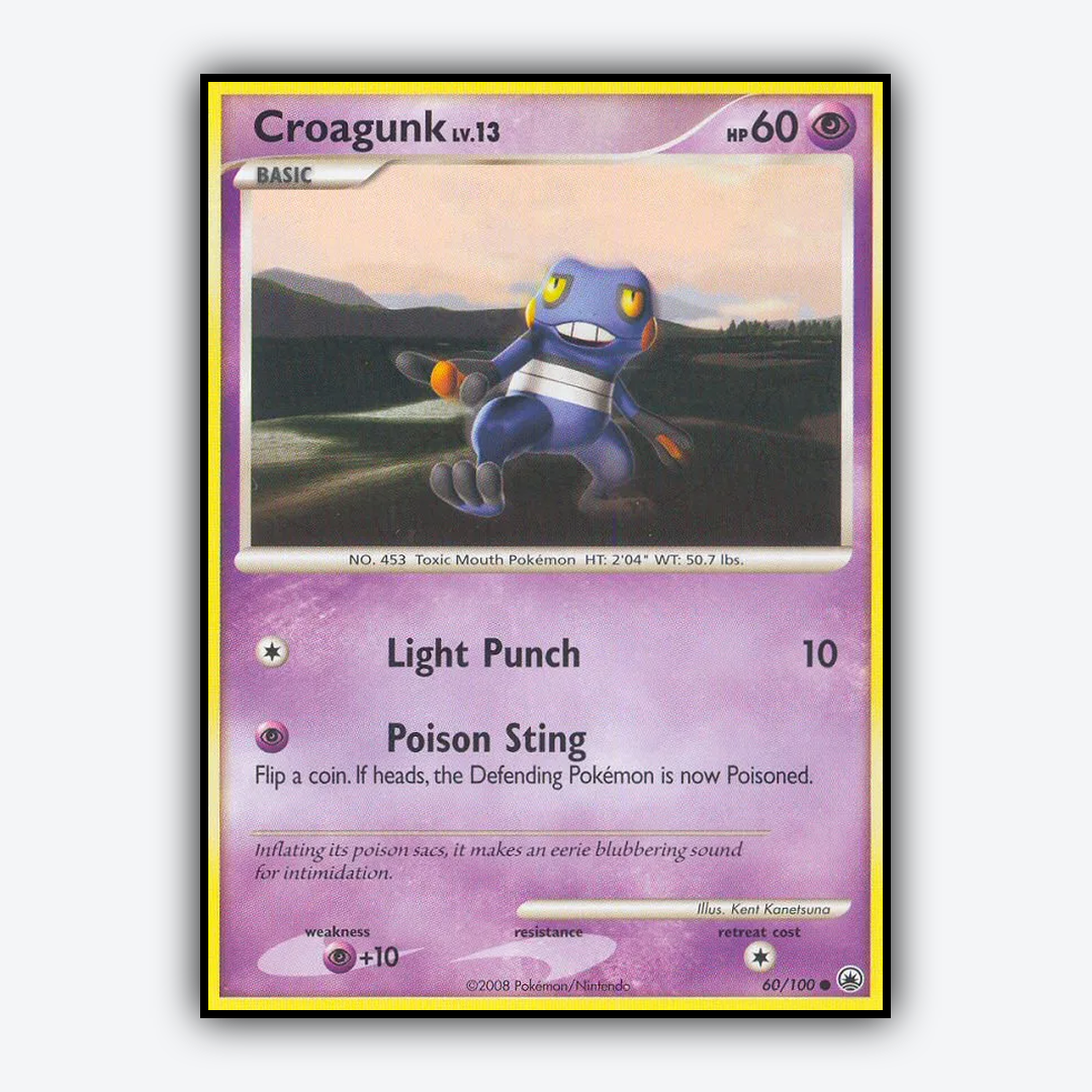 Croagunk 060/100 - Majestic Dawn Set - Card Rug
