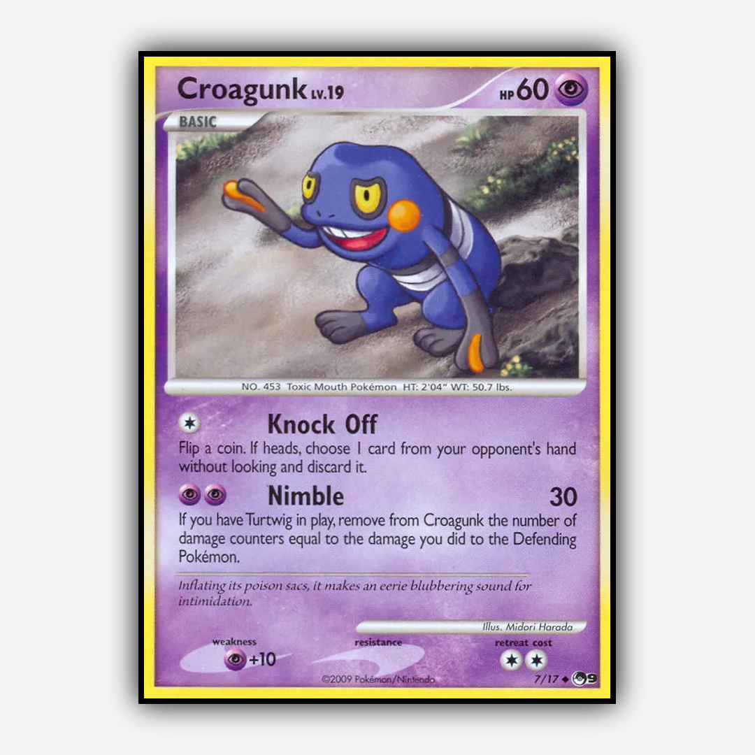Croagunk 007/17 - POP Series 9 Set - Card Rug