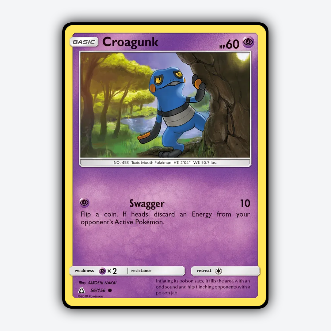 Croagunk 056/156 - Ultra Prism Set - Card Rug
