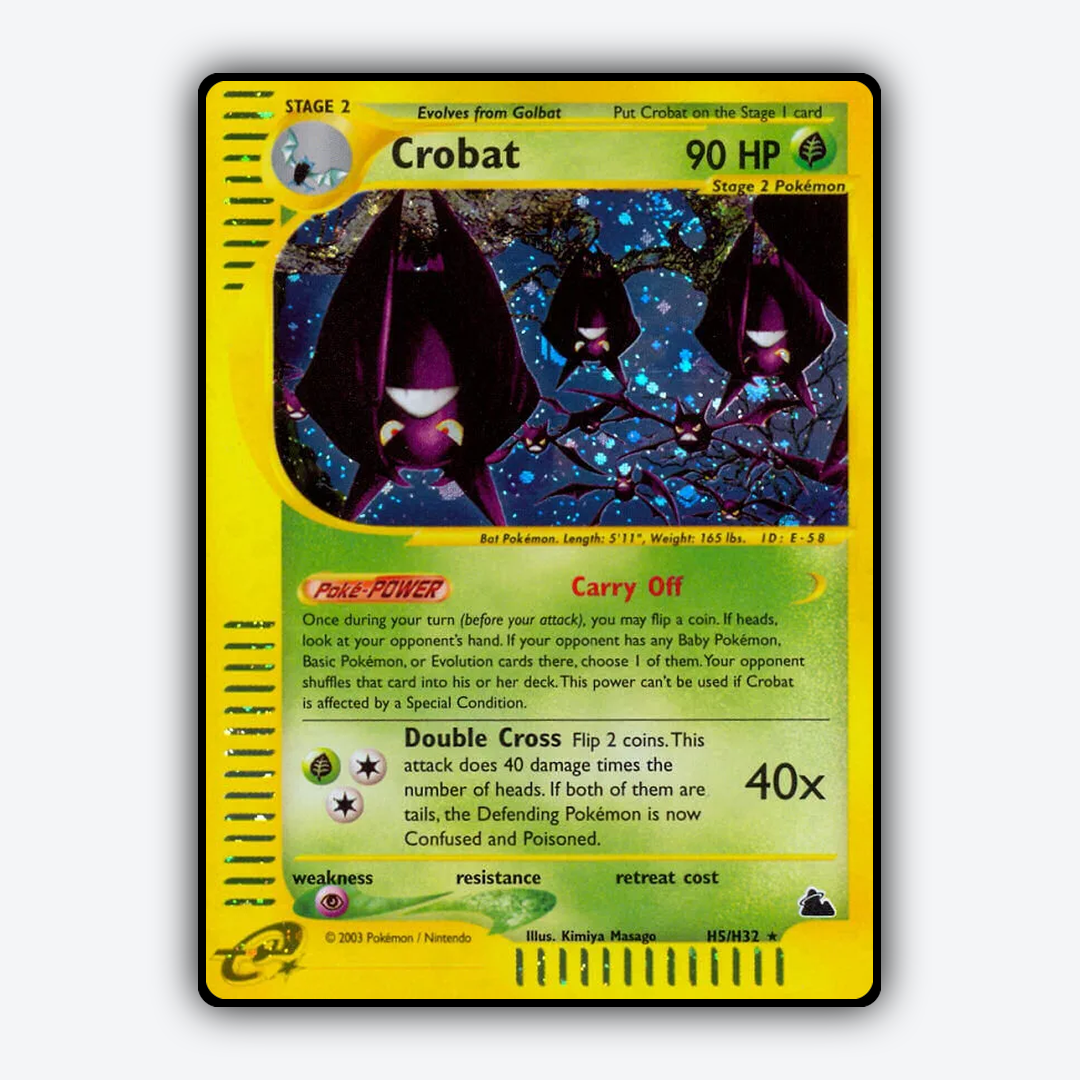 Crobat H005/144 - H005/144 Skyridge Set - Card Rug