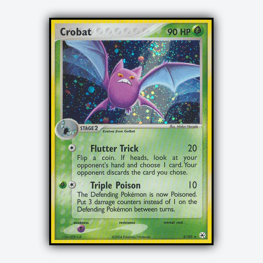 Crobat 003/101 - Hidden Legends Set - Card Rug