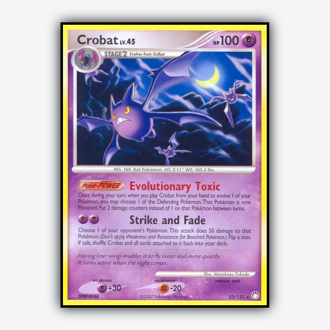 Crobat 023/123 - Mysterious Treasures Set - Card Rug