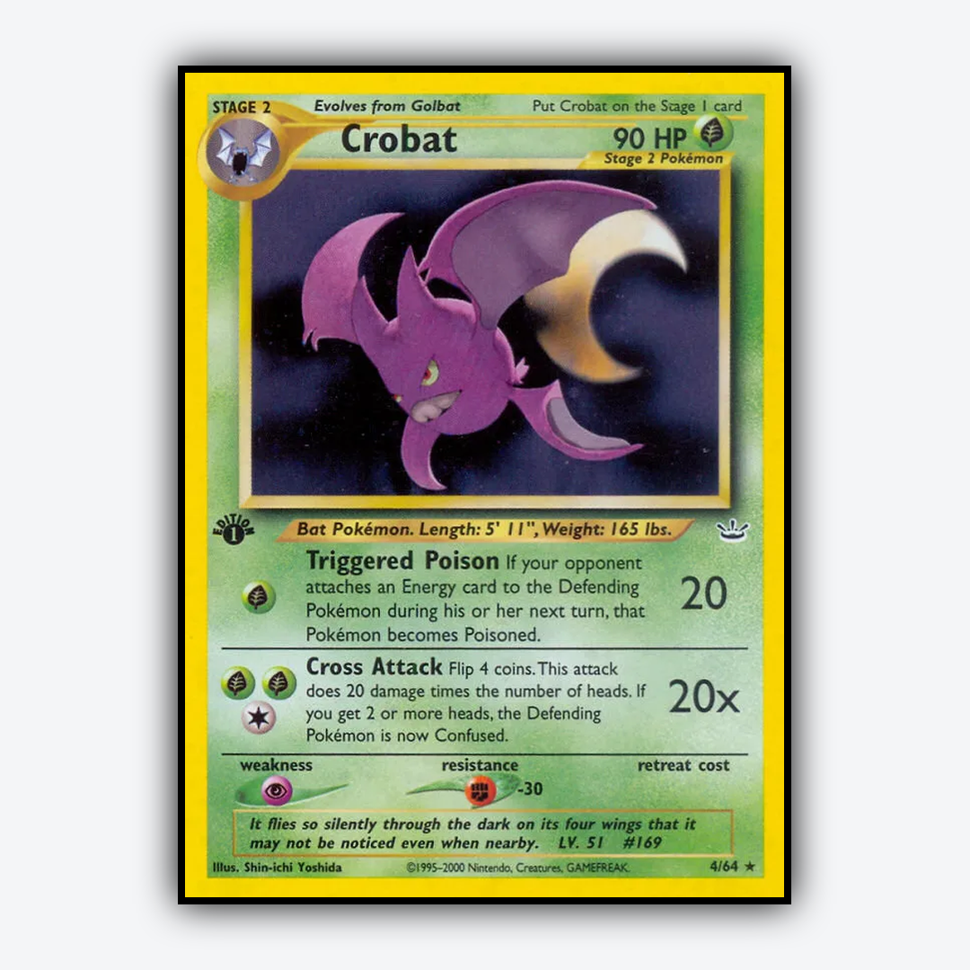 Crobat 004/64 - Neo Revelation Set - Card Rug