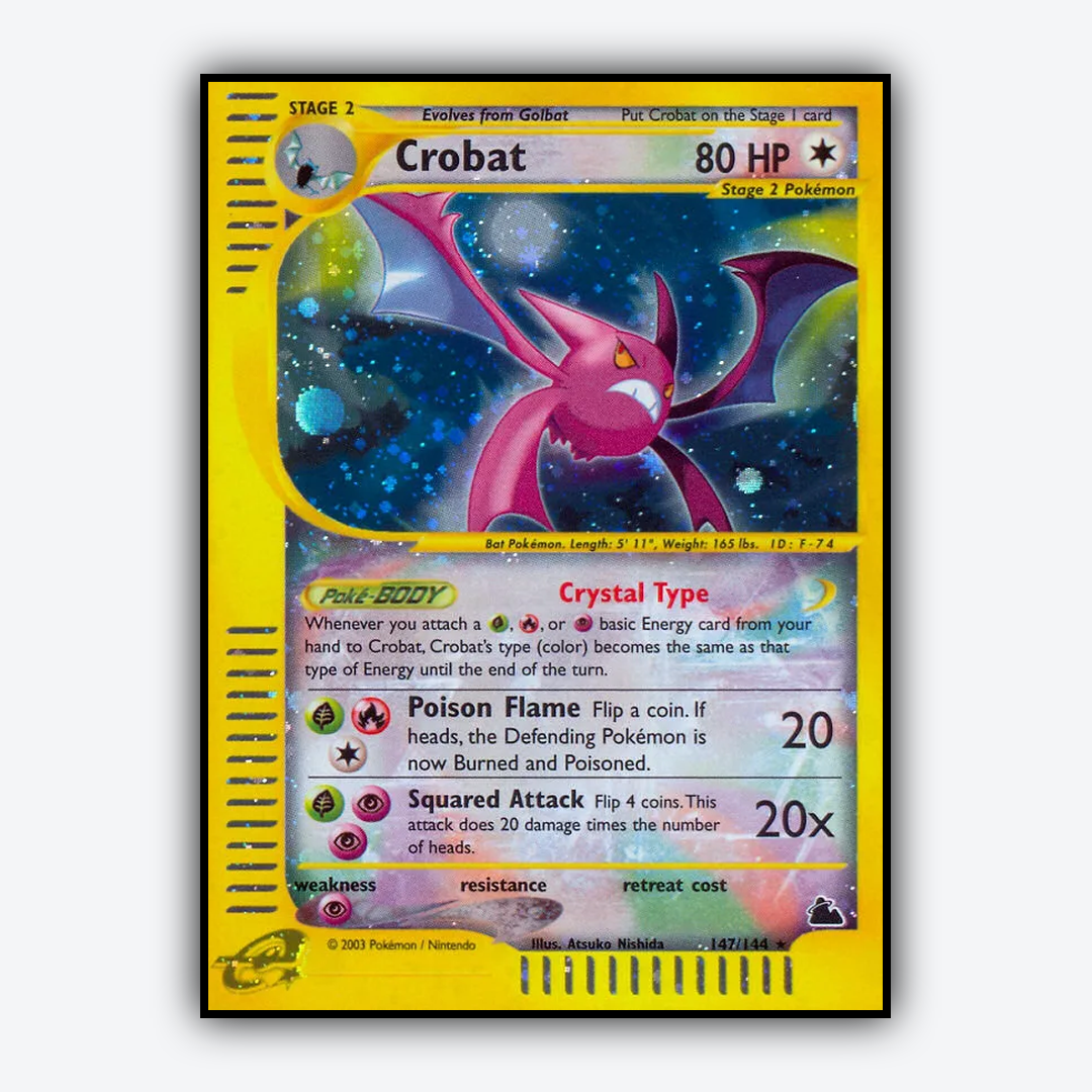 Crobat 147/144 - Skyridge Set - Card Rug