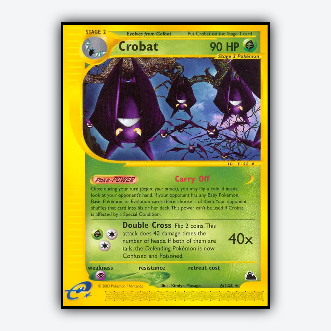 Crobat 006/144 - Skyridge Set - Card Rug