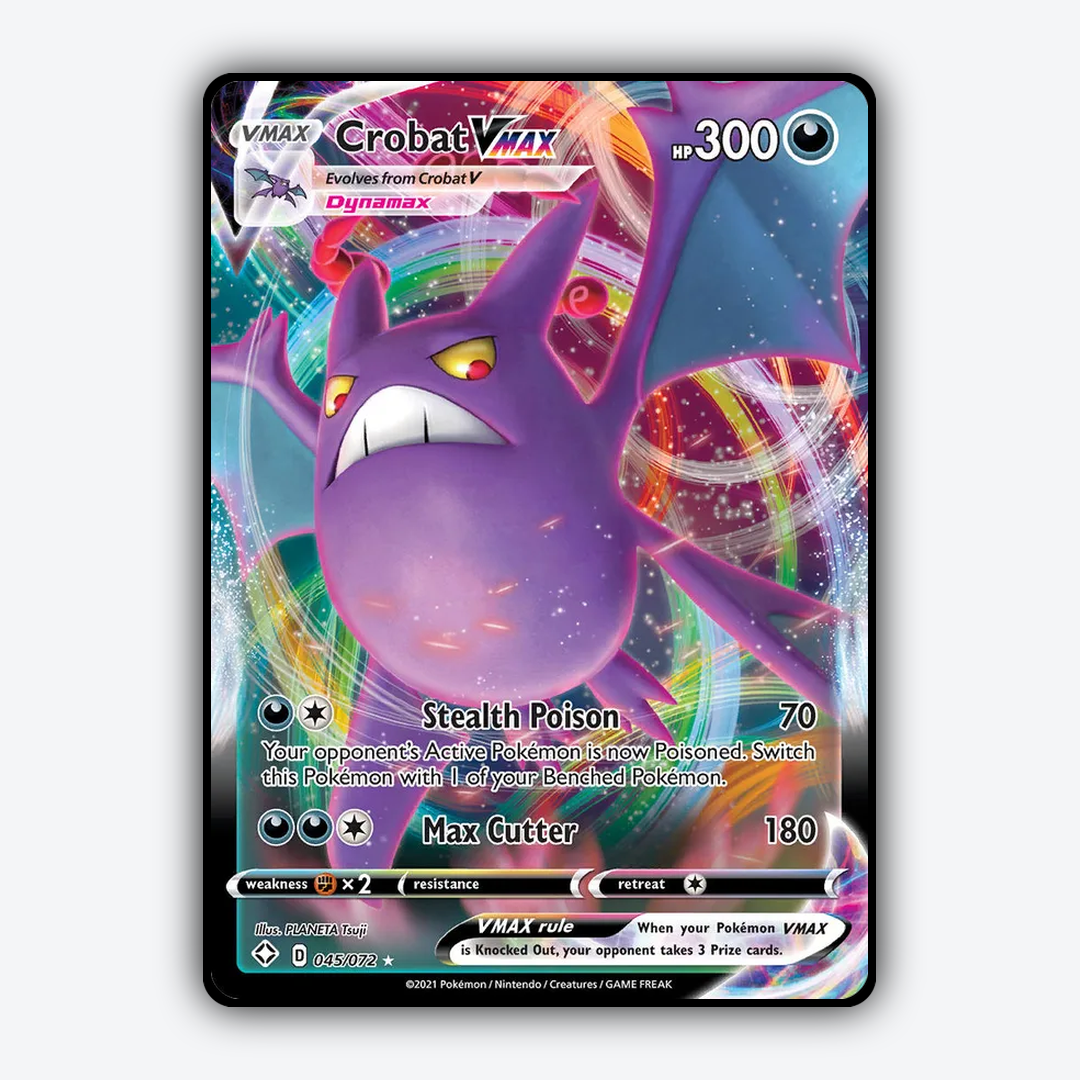 Crobat VMAX 045/72 - Shining Fates Set - Card Rug