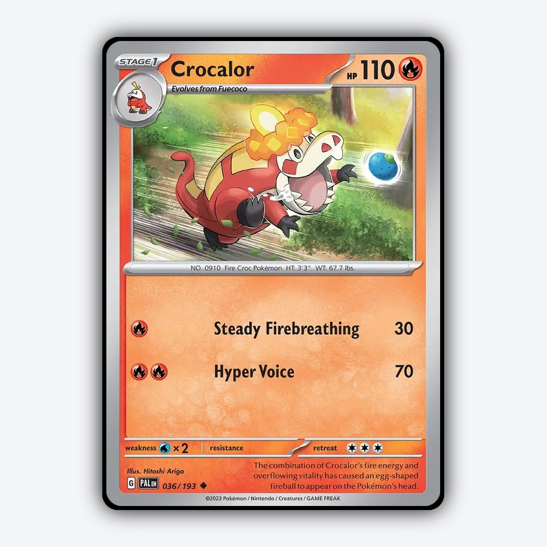 Crocalor 036/193 - Paldea Evolved Set - Card Rug