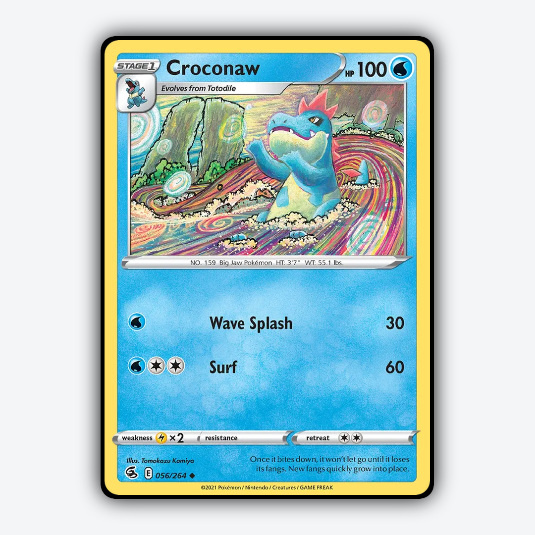 Croconaw 056/264 - Fusion Strike Set - Card Rug