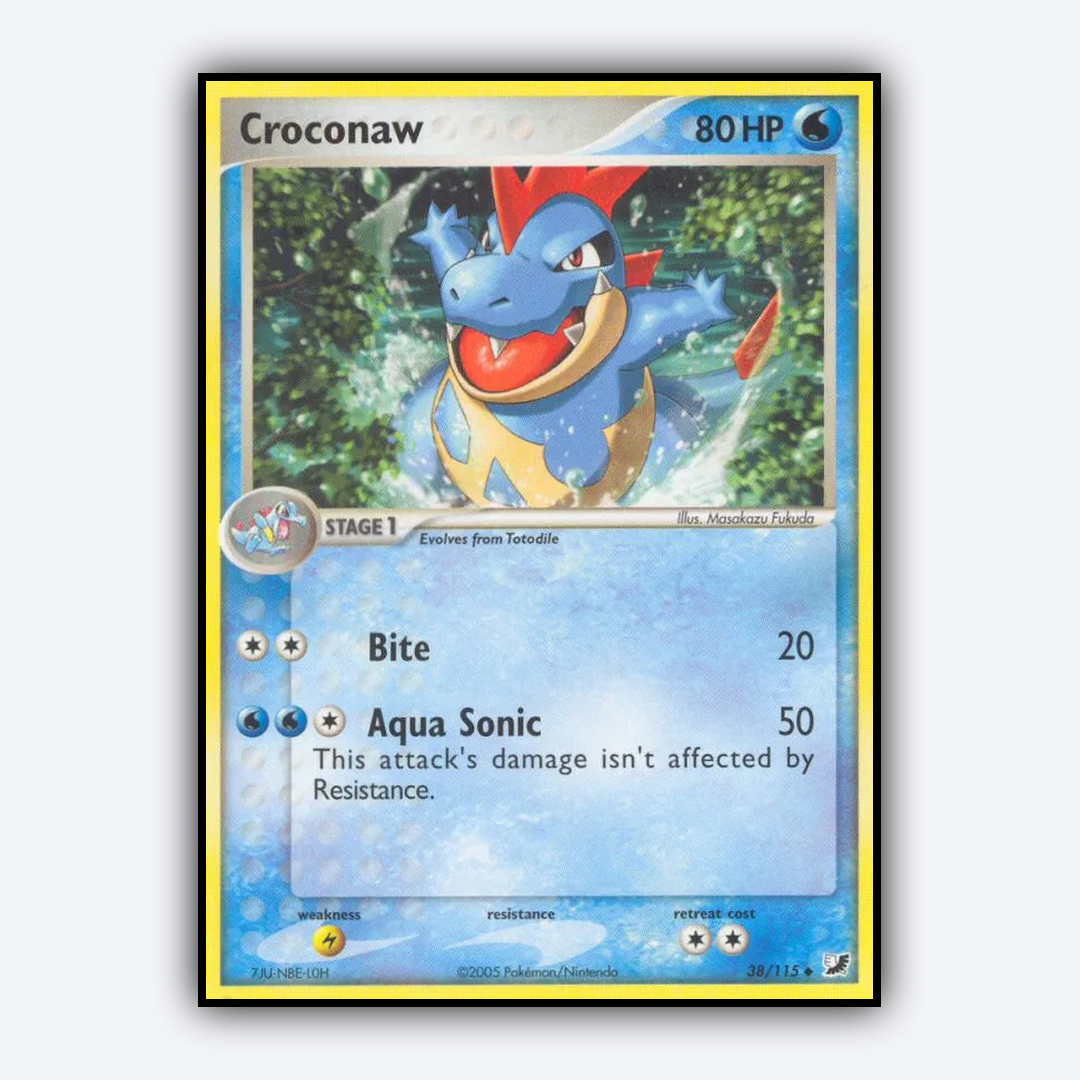 Croconaw 038/115 - Unseen Forces Set - Card Rug