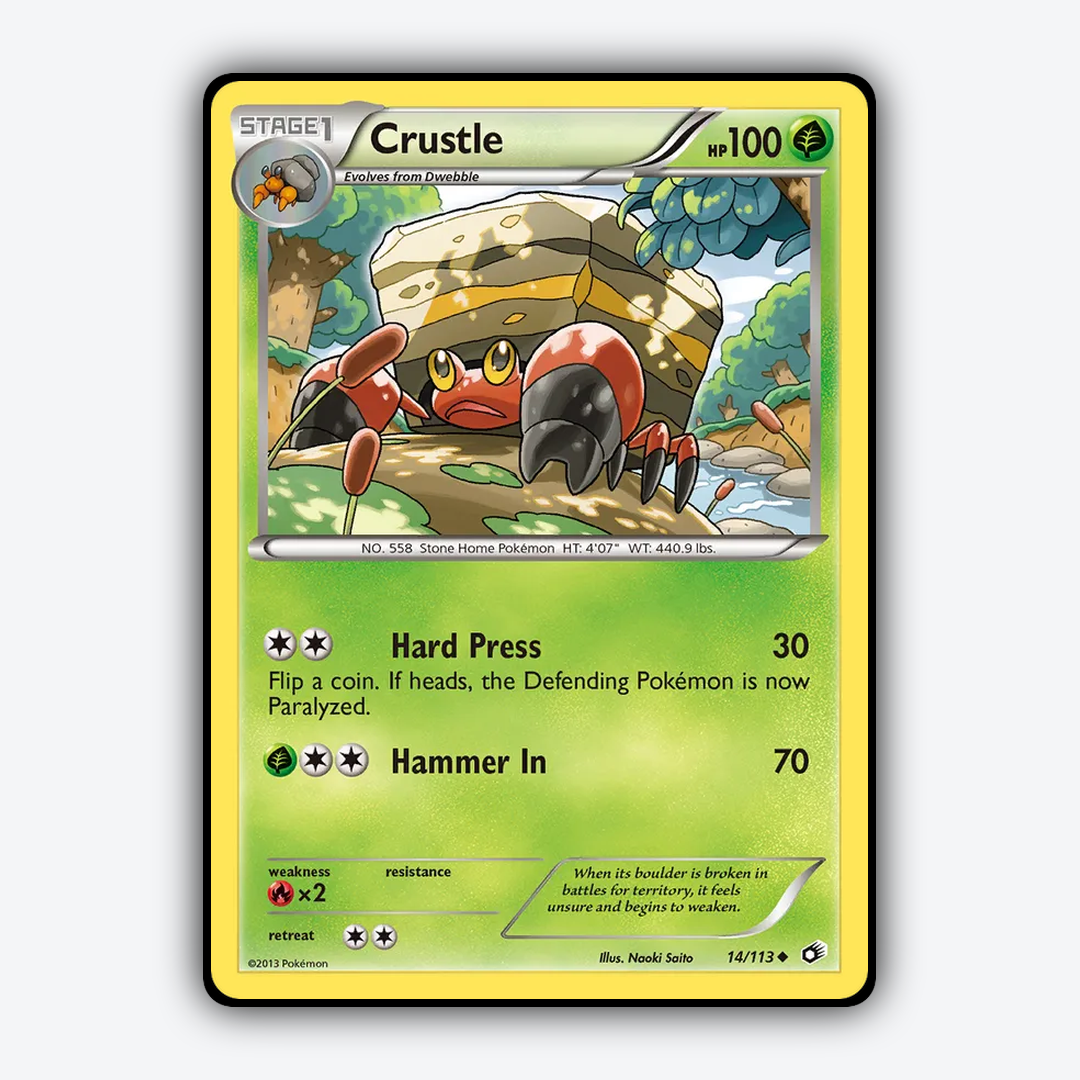 Crustle 014/113 - Legendary Treasures Set - Card Rug