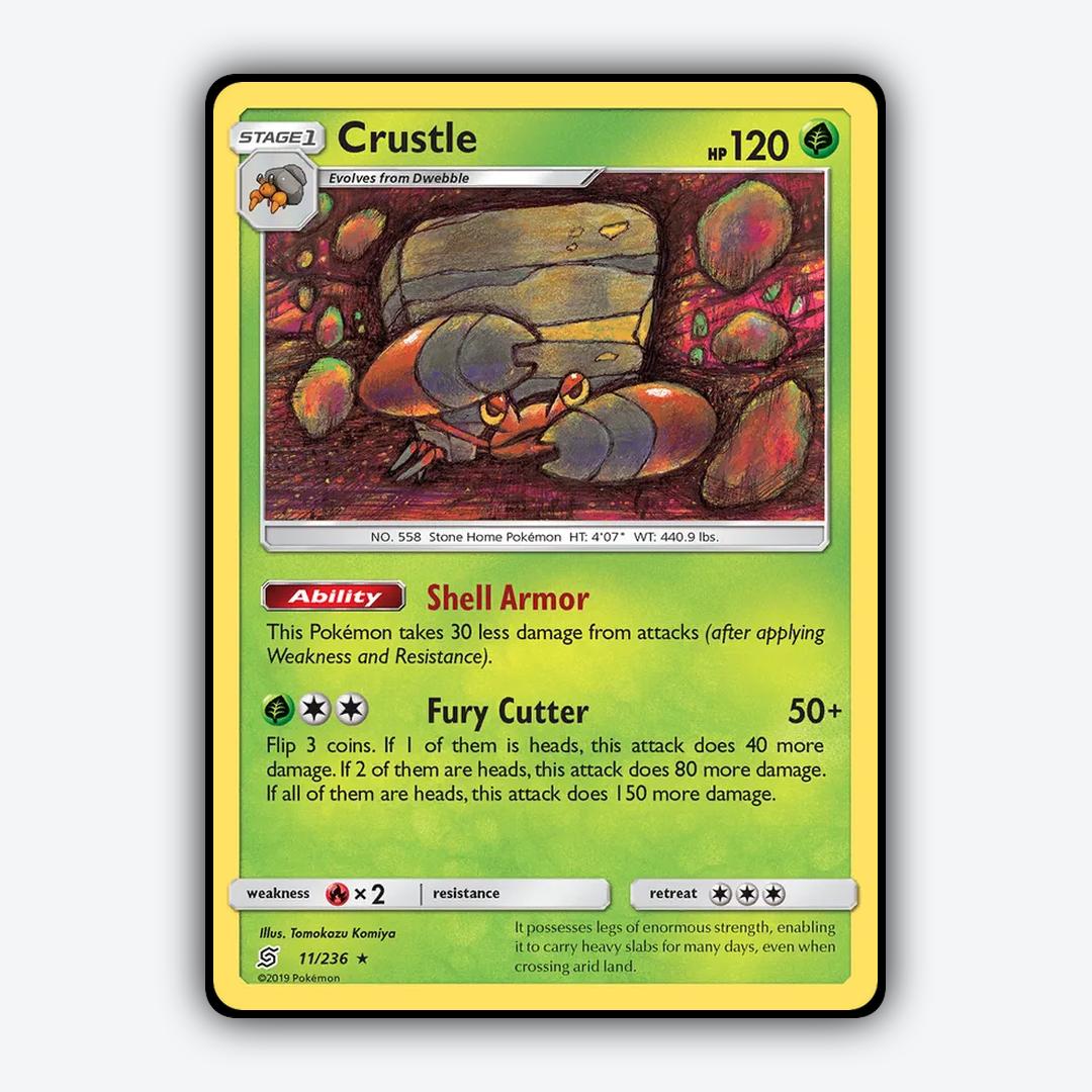 Crustle 011/236 - Unified Minds Set - Card Rug