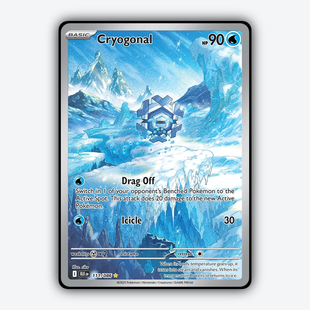 Cryogonal #111 - Black Bolt Set - Card Rug