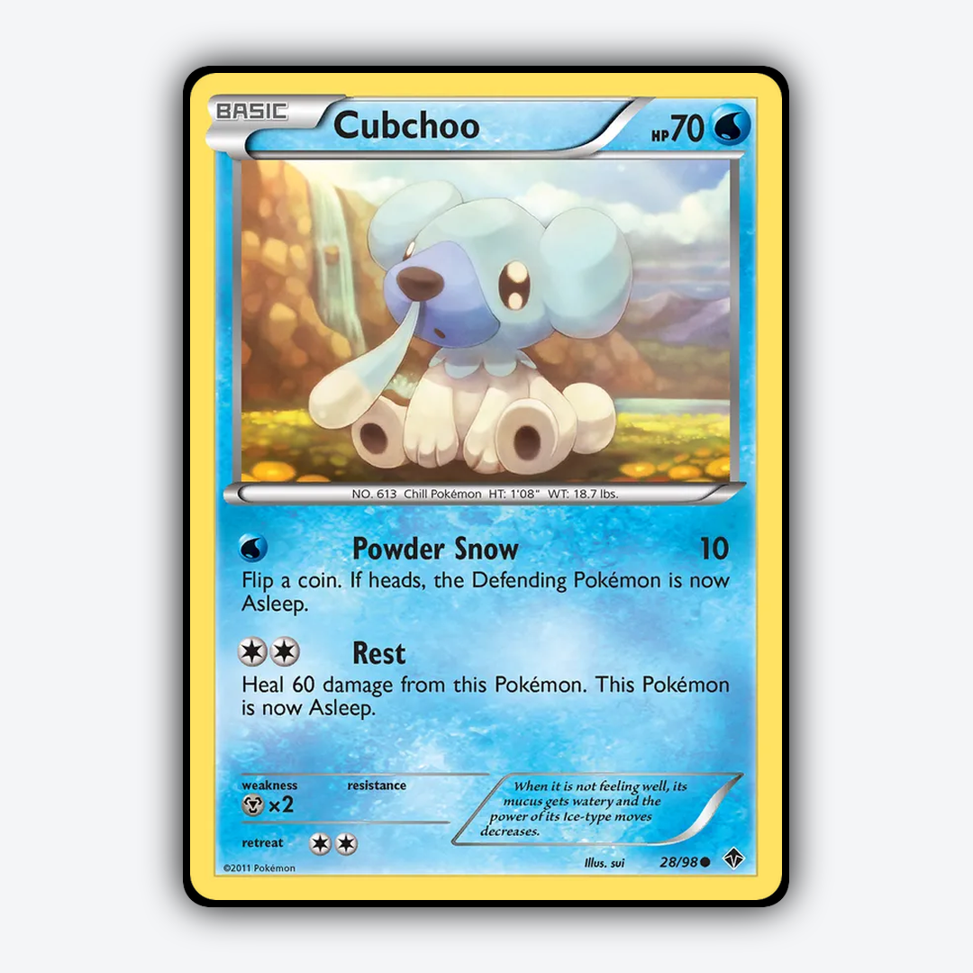 Cubchoo 028/98 - Emerging Powers Set - Card Rug
