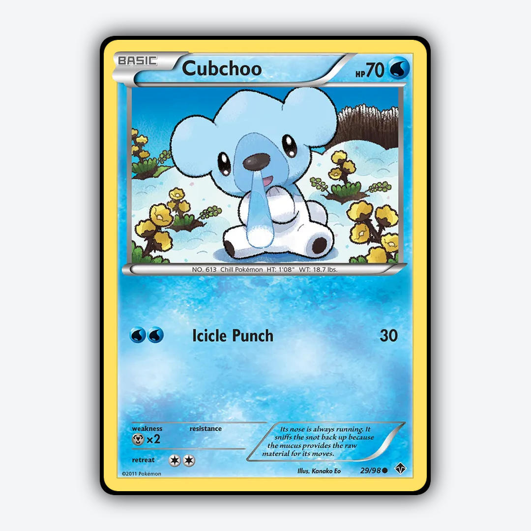 Cubchoo 029/98 - Emerging Powers Set - Card Rug