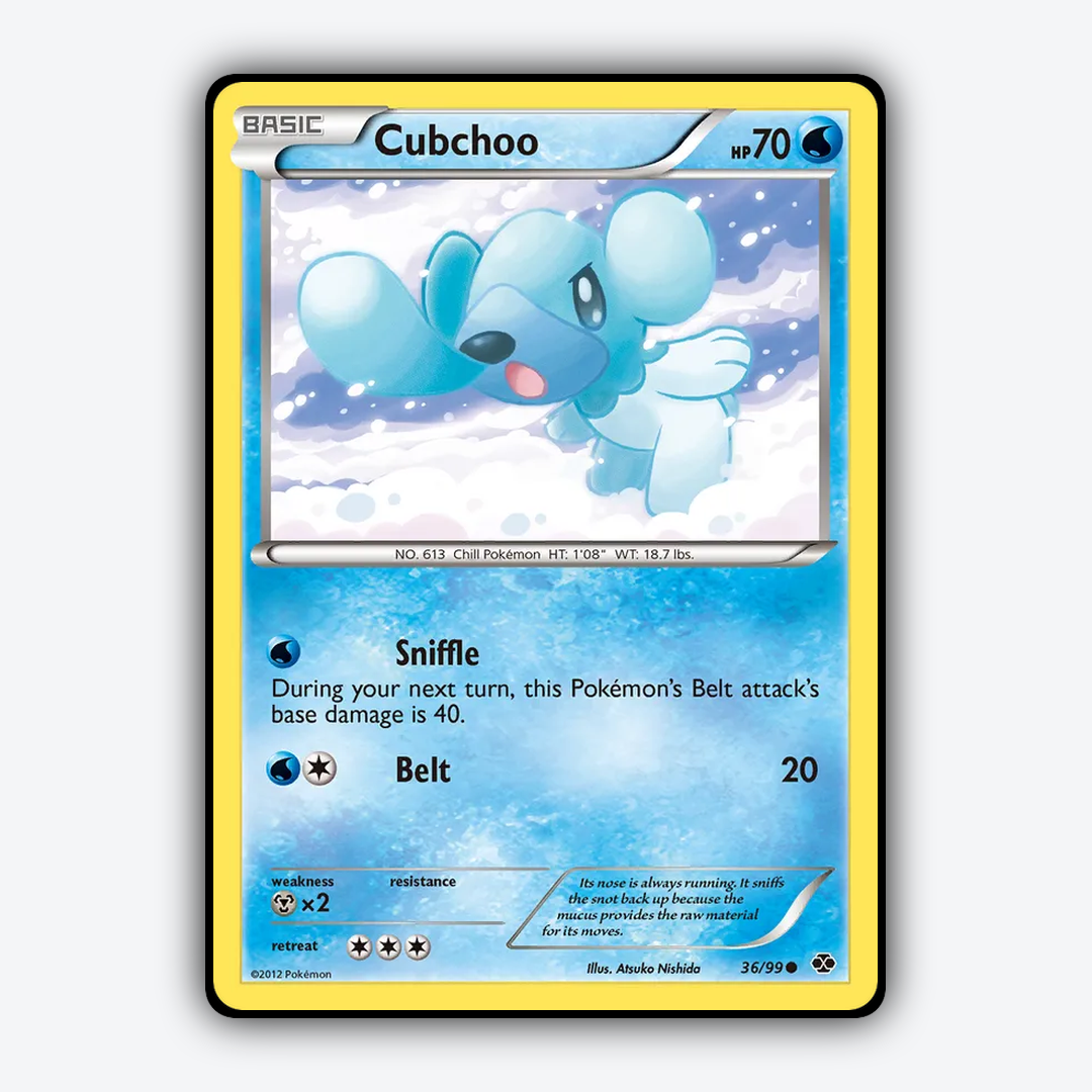 Cubchoo 036/99 - Next Destinies Set - Card Rug